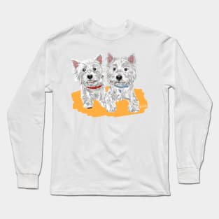 Westies Molly & Danny Long Sleeve T-Shirt